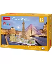 CUBICFUN 3D dėlionė „Paryžius“