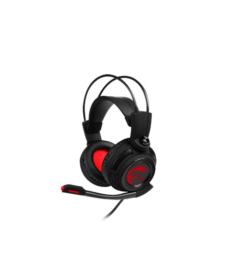 MSI DS502 Gaming Headset, Wired, Black/Red MSI DS502 Gaming Headset Wired N/A