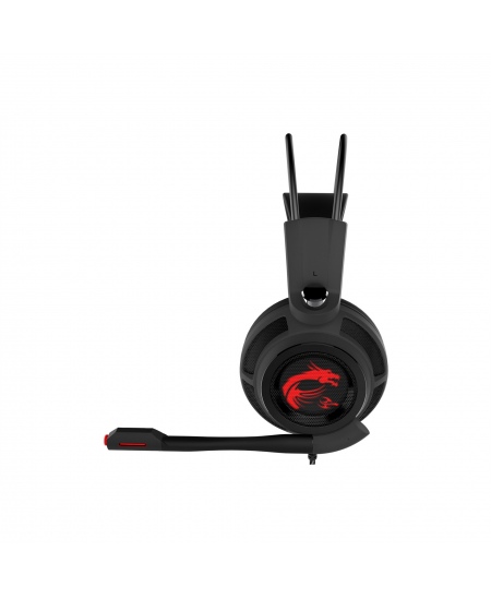 MSI DS502 Gaming Headset, Wired, Black/Red MSI DS502 Gaming Headset Wired N/A