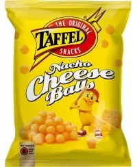 Kukurūzų traškučiai TAFFEL, Nacho Cheese Balls, 260g