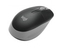 Logitech Full size Mouse M190 Wireless Mid Grey USB