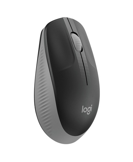 Logitech Full size Mouse M190 Wireless Mid Grey USB