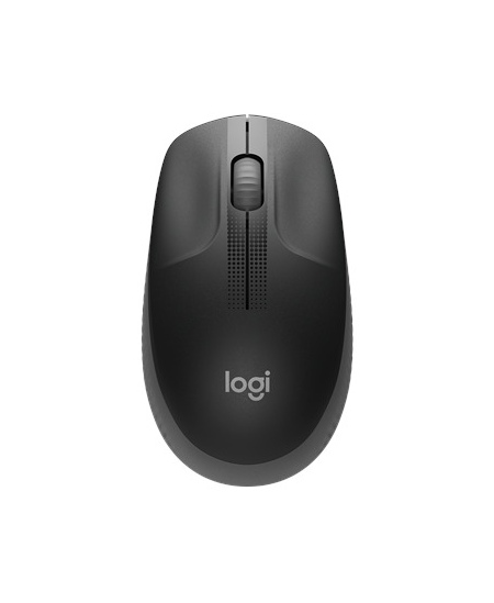 Logitech Full size Mouse M190 Wireless Mid Grey USB