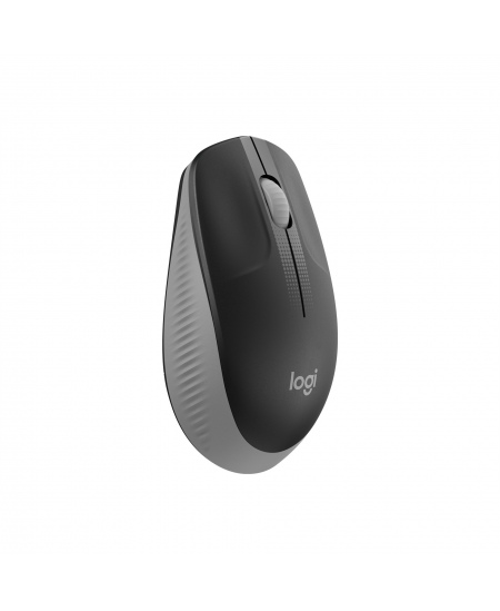 Logitech Full size Mouse M190 Wireless Mid Grey USB