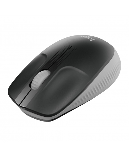 Logitech Full size Mouse M190 Wireless Mid Grey USB