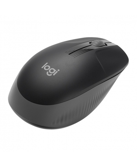 Logitech Full size Mouse M190 Wireless Mid Grey USB