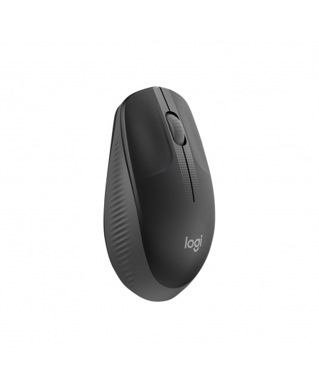 Logitech Full size Mouse M190 Wireless Mid Grey USB
