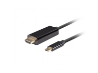Lanberg USB-C to HDMI Cable, 0.5 m 4K/60Hz, Black Lanberg USB-C to HDMI Cable CA-CMHD-10CU-0005-BK 0.5 m Black