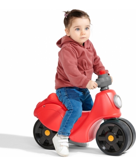 Falk Jeździk Scooter Strada Scooter Czerwony Ciche Opony od 1 Roku