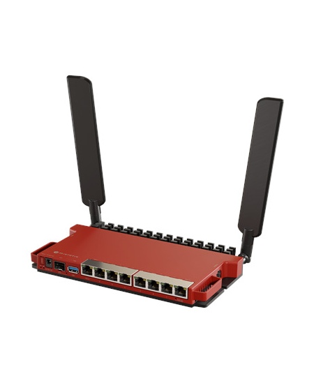 MikroTik Router  L009UiGS-2HaxD-IN 802.11ax 10/100/1000 Mbit/s Ethernet LAN (RJ-45) ports 8 Mesh Support No MU-MiMO No No mobile