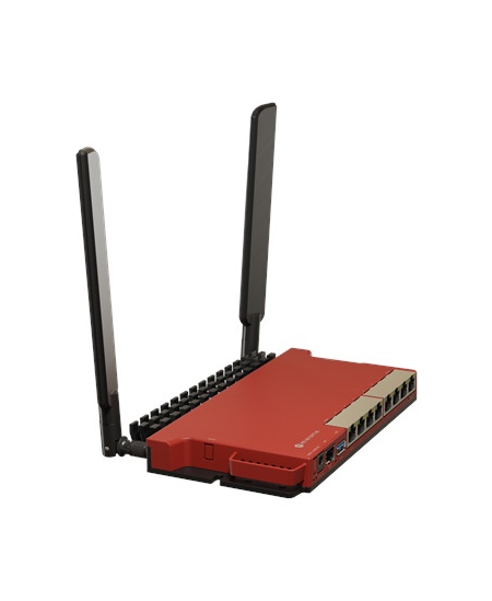 MikroTik Router  L009UiGS-2HaxD-IN 802.11ax 10/100/1000 Mbit/s Ethernet LAN (RJ-45) ports 8 Mesh Support No MU-MiMO No No mobile