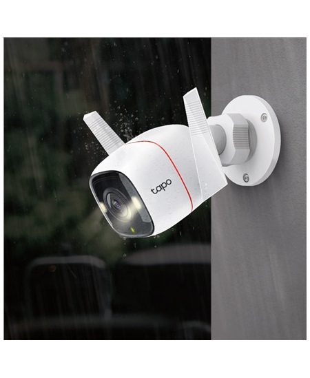 TP-Link Tapo C320WS Outdoor Security Wi-Fi Camera TP-LINK Outdoor Security Wi-Fi Camera C320WS Bullet 4 MP 3.89 mm IP66 H.264  M