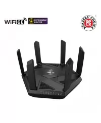 Asus Wifi 6 802.11ax Tri-band Gigabit Gaming Router RT-AXE7800 802.11ax 574+4804+2402 Mbit/s 10/100/1000 Mbit/s Ethernet LAN (RJ
