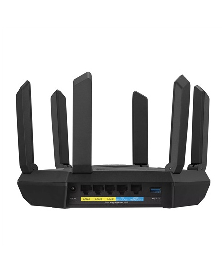 Asus Wifi 6 802.11ax Tri-band Gigabit Gaming Router RT-AXE7800 802.11ax 574+4804+2402 Mbit/s 10/100/1000 Mbit/s Ethernet LAN (RJ