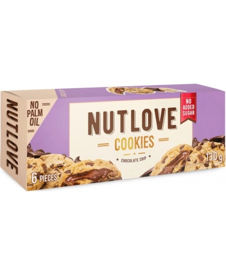 Sausainiai NUT LOVE su lazdynų rieš. ir kakavos įdaru, su šok. gab., padengtais pieniniu šok., 130g