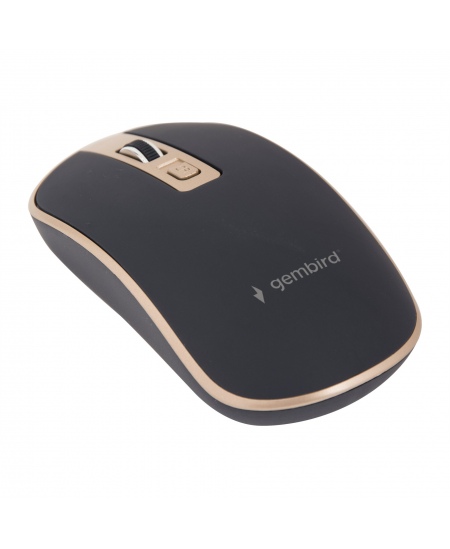 Gembird Wireless Optical mouse MUSW-4B-06-BG Black USB Optical mouse