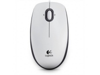 Logitech B100 Portable Optical Mouse White