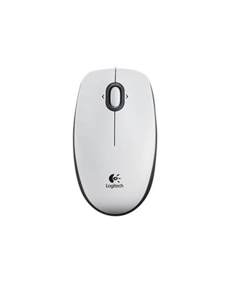 Logitech B100 Portable Optical Mouse White