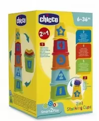 CHICCO formelių piramidė „Du viename“, 6-36m