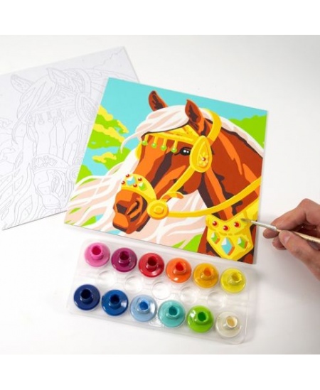 Kūrybinis spalvinimo rinkinys SentoSphere „Colorizzy Žirgai”