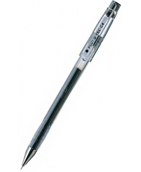 Gelinis rašiklis PILOT G-Tec-C4, 0.4 mm, juodas