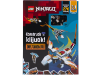 LEGO NINJAGO Veiklos knygelė „Konstruok ir klijuok: NINJAGO drakonai“, LT