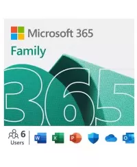 Microsoft Microsoft 365 Family 6GQ-01897 FPP License term 1 year(s) English Premium Office apps