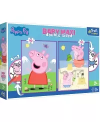 TREFL PEPPA PIG Baby maxi dėlionė „Kiaulytė Pepa", 10x2 det.