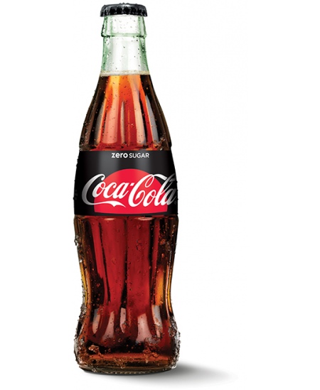 Gaivinantis gėrimas COCA COLA Zero, 0.25 l stiklinis butelis D