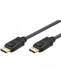 Goobay DisplayPort connector cable 1.2, gold-plated DP to DP 1 m