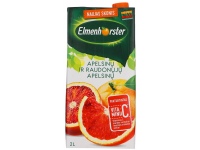 Gaivusis sulčių gėrimas ELMENHORSTER, apelsinų ir raudonųjų apelsinų, be konservantų, 20%, 2l