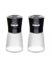 Stoneline Salt and pepper mill set 21653 Mill Housing material Glass/Stainless steel/Ceramic/PS The high-quality ceramic grinder