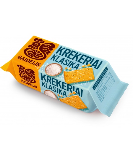 Krekeriai GAIDELIS, klasikiniai, 72g