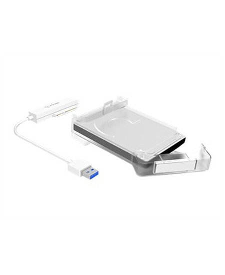 Icy Box-AC703-U3  Adapter cable with protective a cover for 2.5" SATA hard disks to USB 3.0, blue Access LED Raidsonic ICY 
