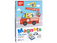 Apli Kids magnetinis žaidimas-dėlionė MAŠINOS