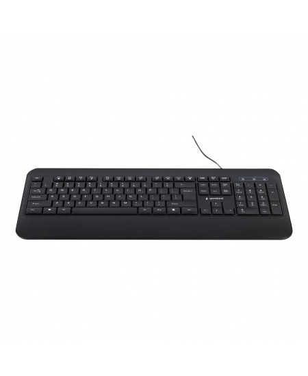 Gembird Multimedia Keyboard KB-UML-03 Multimedia Wired US Black