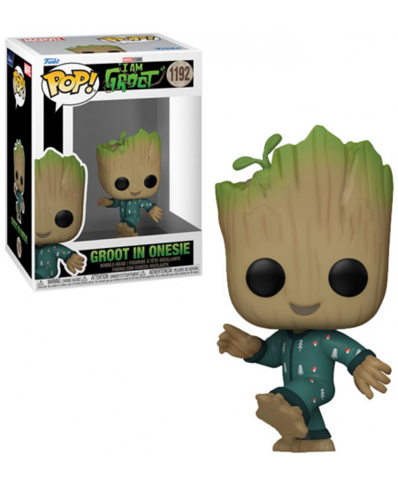 Vinilinė figūrėlė: FUNKO POP! I Am Groot - Groot in PJs (dancing)