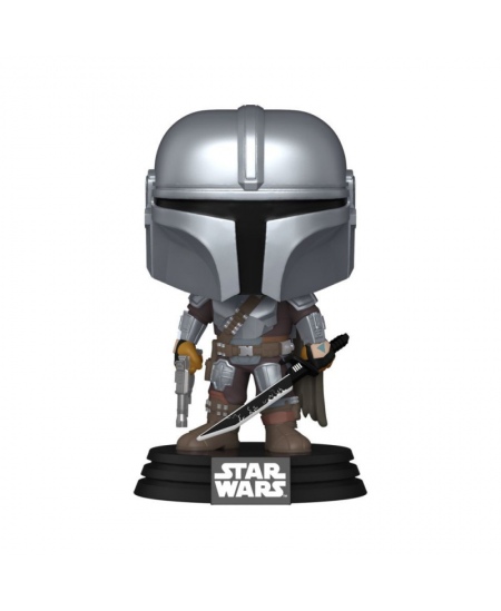 Vinilinė figūrėlė: FUNKO POP! The Mandalorian - Mando w/Darksaber