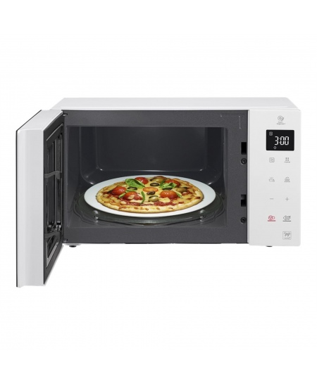 LG Microwave Oven MS23NECBW 23 L, Free standing, Touch control, 1000 W, White, Defrost function