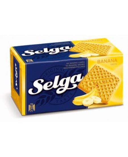 Sausainiai SELGA bananų skonio, 180g