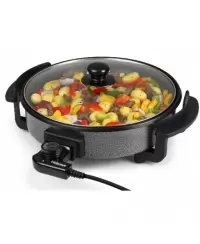 Tristar Multifunctional grill pan PZ-2963 Grill, Diameter 30 cm, Lid included, Fixed handle, Black