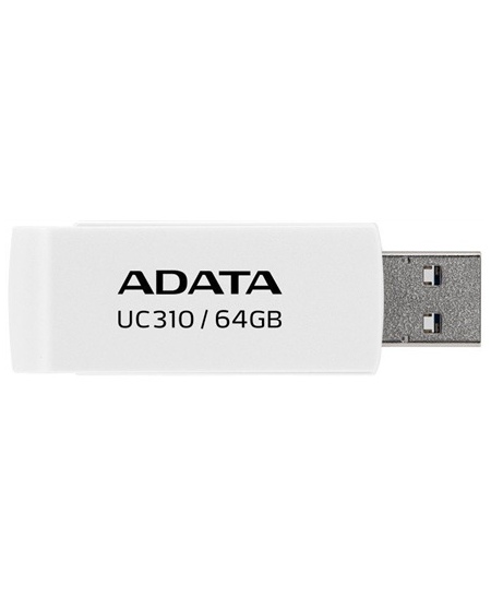 ADATA | USB Flash Drive | UC310 | 64 GB | USB 3.2 Gen1 | White