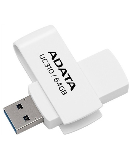ADATA | USB Flash Drive | UC310 | 64 GB | USB 3.2 Gen1 | White