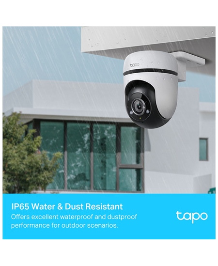 TP-LINK | Pan/Tilt Security WiFi Camera | TC40 | Dome | 2 MP | 3mm | IP65 | H.264 | Micro SD, Max. 512GB