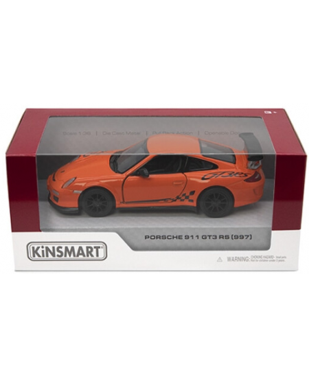 Automobilis KINSMART 2010 Porsche 911 GST RS, 1:36