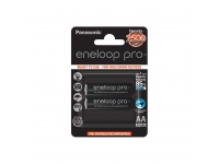 Panasonic rechargeable batteries  ENELOOP Pro BK-3HCDE/2BE, 2500 mAh, 500 (2xAA) Panasonic