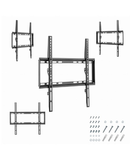 Gembird | Wall mount | WM-55F-04 | Fixed | Black