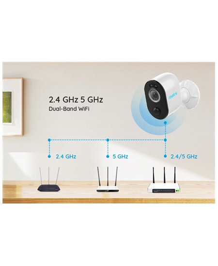 Reolink Smart Wire-Free Camera with Motion Spotlight Argus Series B330 Reolink Bullet 5 MP Fixed IP65 H.265 Micro SD, Max. 128GB