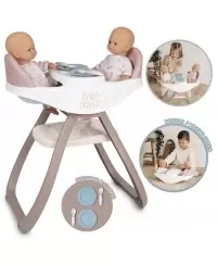 Dvynių lėlių maitinimo kėdutė SMOBY Baby Nurse
