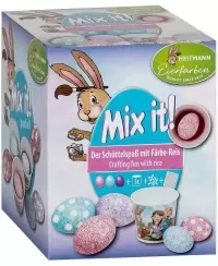 Pastelinių spalvų kiaušinių dažymo rinkinys HEITMANN Mix it!